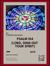 Psalm 104 SATB choral sheet music cover